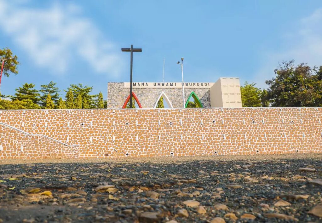View of Hero of Independence Memorial in Burundi