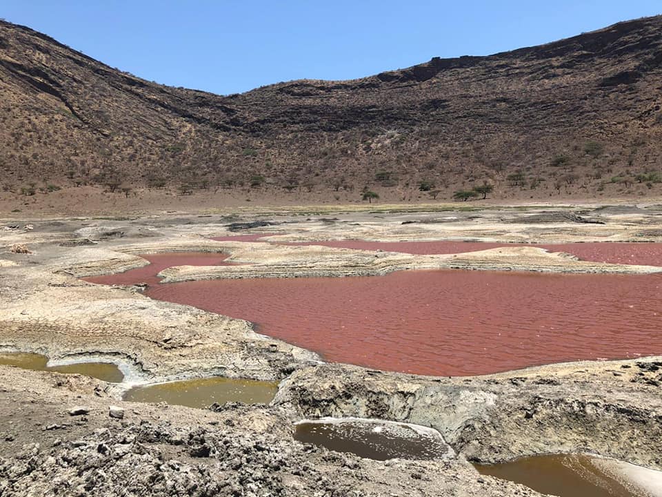 An up-close view of Igombe Crater