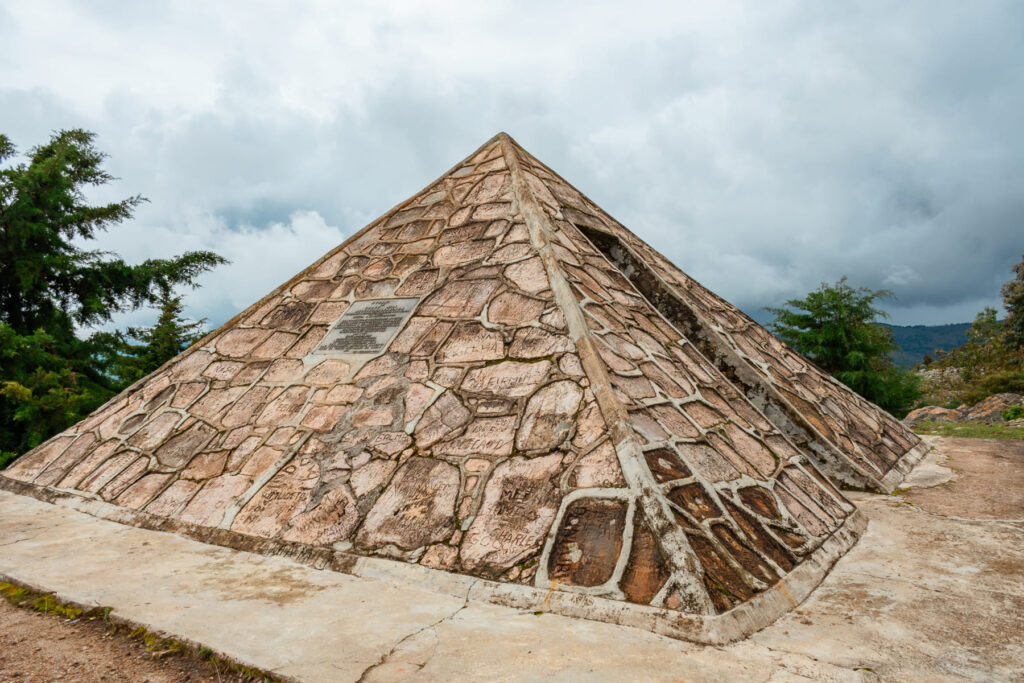 The pyramid of the source of the Nile in Burundi