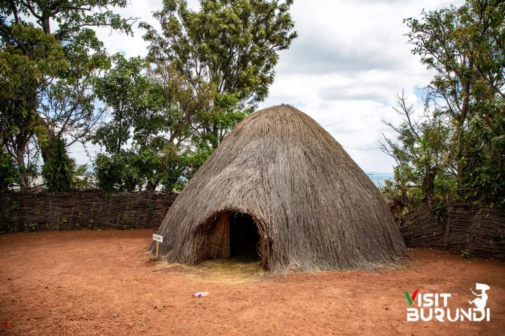 A traditional Burundian hut